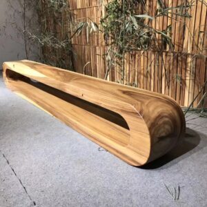 洗練されたデザイン 無垢材 シームレスなテレビボード・テレビ台 