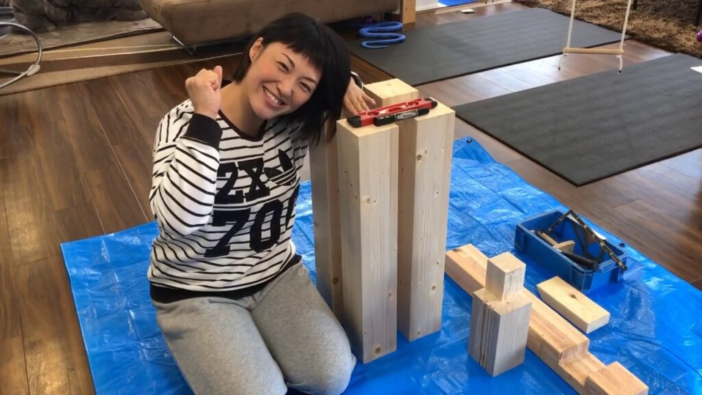 【DIY主婦】 大きなダイニングテーブルを作りたい‼️〜土台編②［木材加工］〜