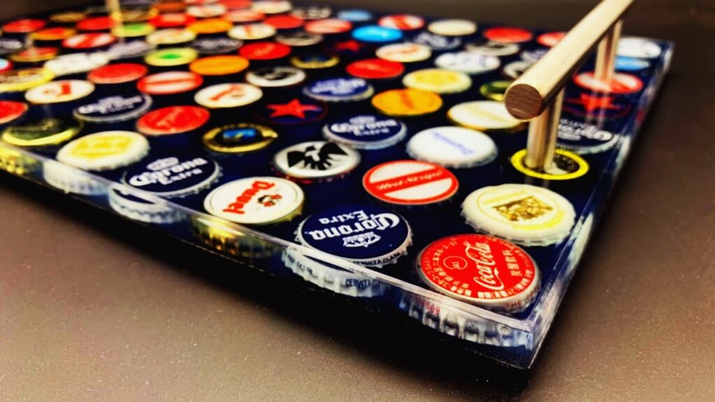 王冠とレジンのトレー【レジンアート】