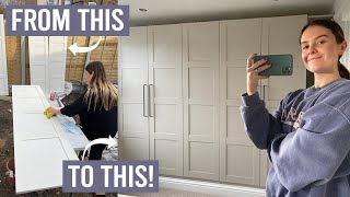 BUILT-IN IKEA PAX WARDROBE HACK 🏡👗