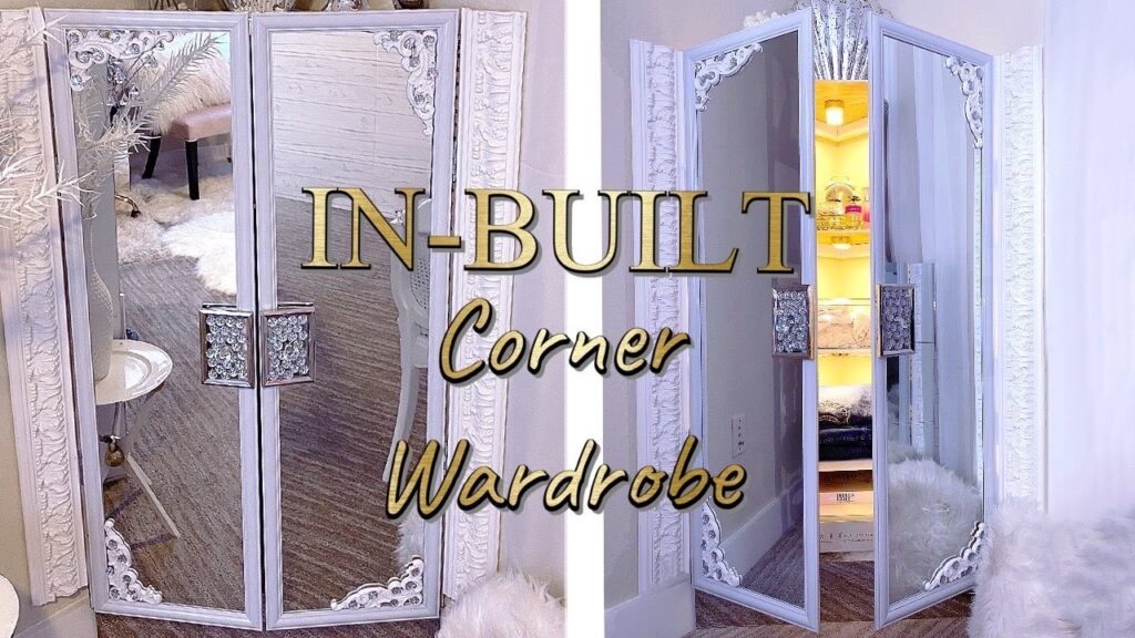 HOW TO MAKE A CORNER WARDROBE| WARDROBE FOR SMALL SPACES! SMART STORAGE SOLUTION