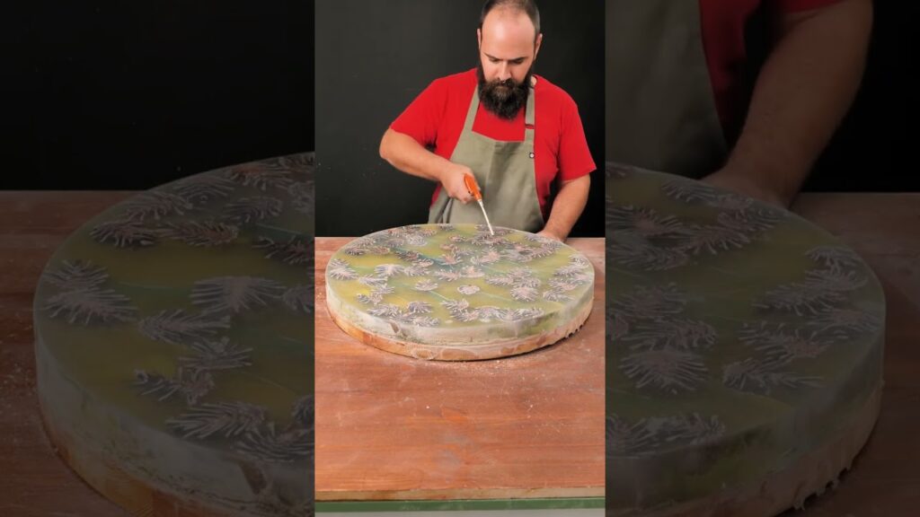 We made an awesome epoxy table! #Shorts