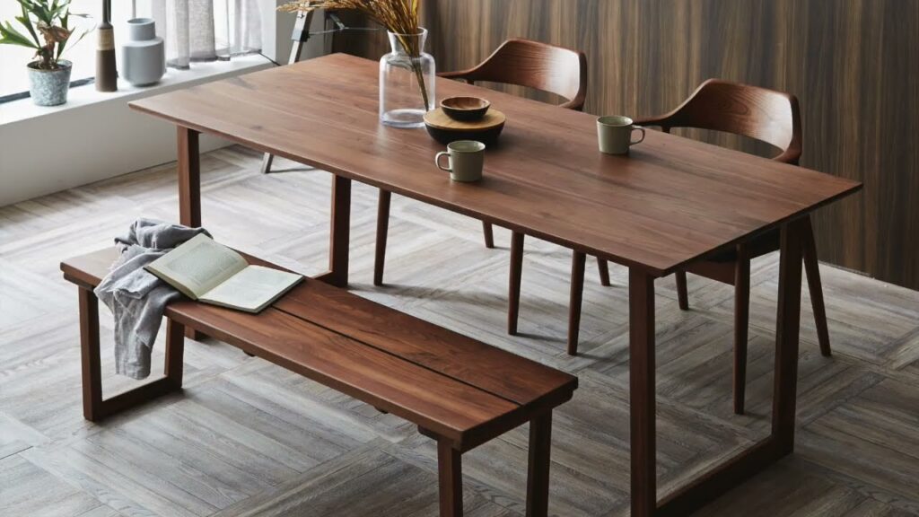 選べるダイニングテーブル Baum ウォールナット無垢材