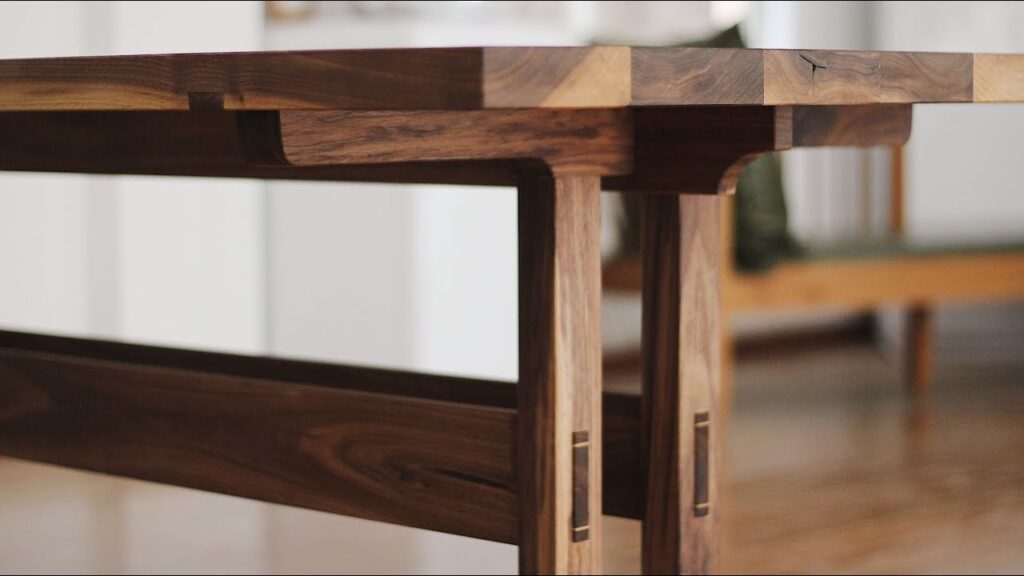 #WOODWORKING#MAKING A BIG TABLE OF BLACK WALNUT #木工#制作一张黑胡桃木大桌子
