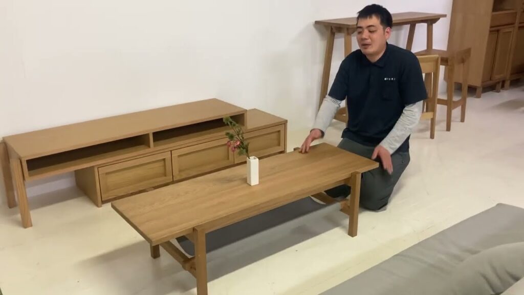 デザインテーブル　倉敷帆布　国産家具　デザインインテリア　soilシリーズ