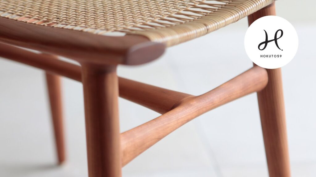 ③ MAKING a JAPAN stool !!    [HOKUTO59]   家具工房の椅子製作