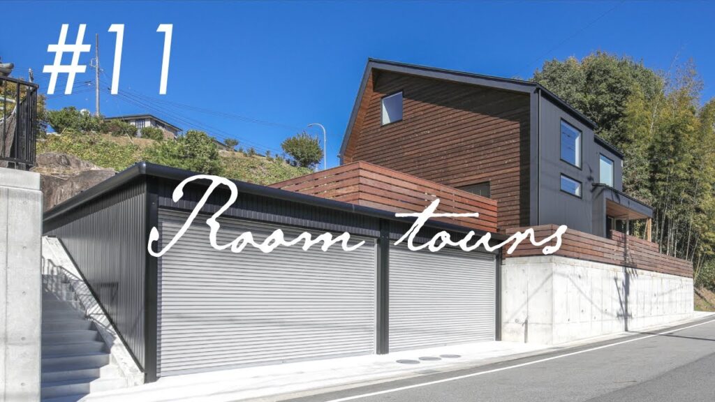 【戸建てルームツアー】ビルトインガレージのある山小屋風の家【ウッドデッキ】