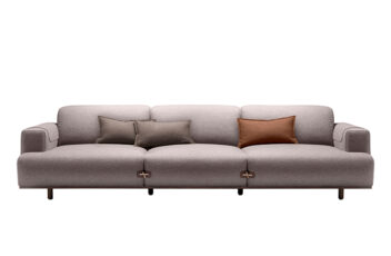 高級感のある上質な布製ソファ オシャレな2人掛けソファ 3人掛けL字ソファ オーダーメイド家具