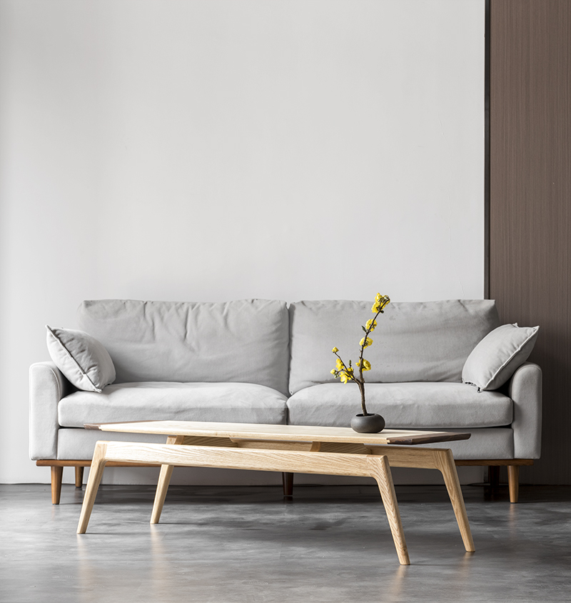 カニ脚デザインの無垢材ローテーブル 和風コーヒーテーブル インテリア家具 オーダーメイド家具 サイドテーブル (7)