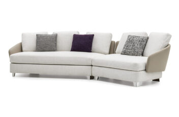 モダンでシンプルなファミリータイプの高級ソファ おしゃれな大型ソファ オーダーメイド家具 大部屋用ソファ