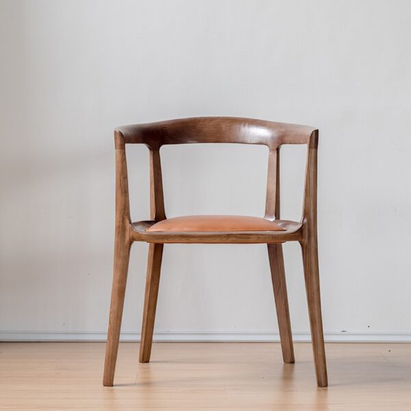 レストランの木製ダイニングチェア 無垢材の高級椅子 ソファ 高品質なオーダーメイド家具