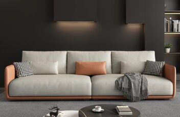 とにかくカッコいいニューヨークスタイルの高級ソファ モダンデザインのL字型ソファ 新築の家具選び マイホーム計画 自由設計住宅