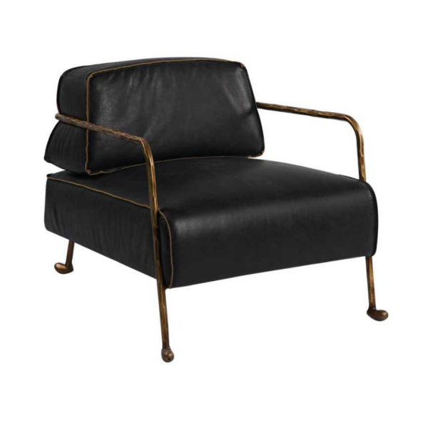 ヴィンテージ調の高級レザーチェア 高品質な革製椅子 おしゃれなデザインのオーダーメイド家具 カフェ喫茶店用ソファ