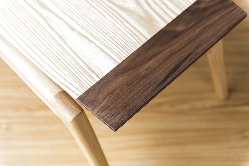 カニ脚デザインの無垢材ローテーブル 和風コーヒーテーブル インテリア家具 オーダーメイド家具 サイドテーブル (6)