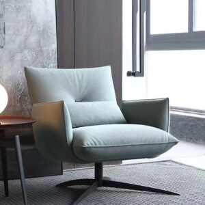 シンプルなデザインの高級リラックスチェア おしゃれなデザインの1人掛けソファ インテリア家具 オーダーメイド家具