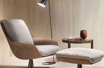 シンプルで上品なデザインのシングルチェア ラグジュアリーな椅子 デザイナーズファニチャー リビングチェア