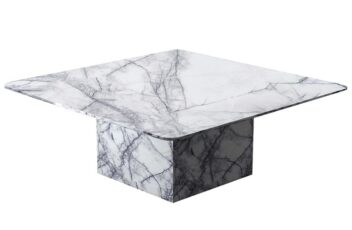 天然大理石の角型ティーテーブル ラグジュアリーなラウンジコーヒーテーブル