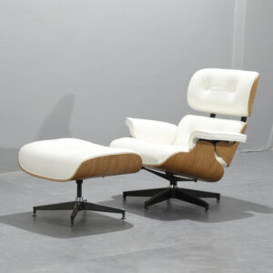 美しい木目デザインと高級レザーを融合したリラックスチェア 高級な座り心地のオーダーメイドチェア 1人掛けの椅子 ソファ通販