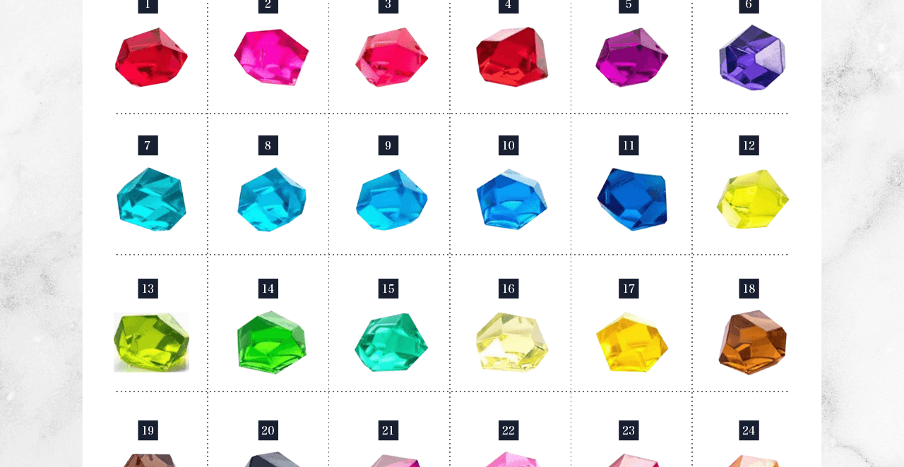 To create a truly personalized piece, you can specify the color of the resin. Please select from our palette of 24 colors.