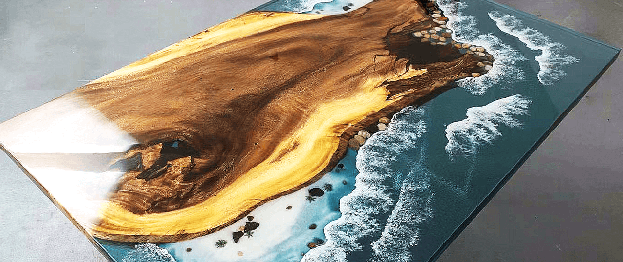 How about incorporating an epoxy resin table that perfectly complements your space and will leave customers visiting your office or restaurant in awe, exclaiming, “This table is so beautiful!”?