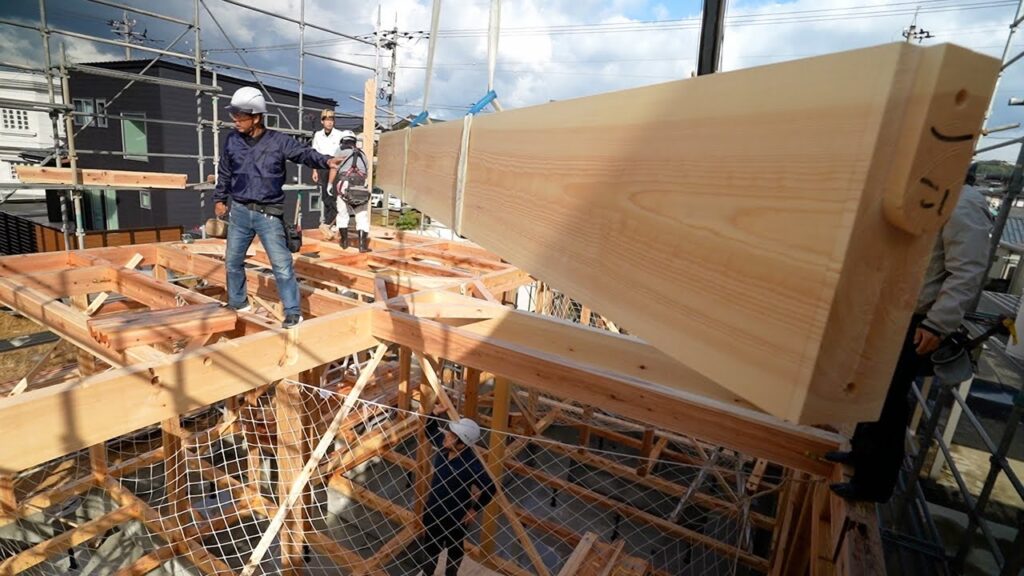 【壮絶】2日間かけた建前。大勢の大工で在来工法の家を建てていく【Season3 - Part3】