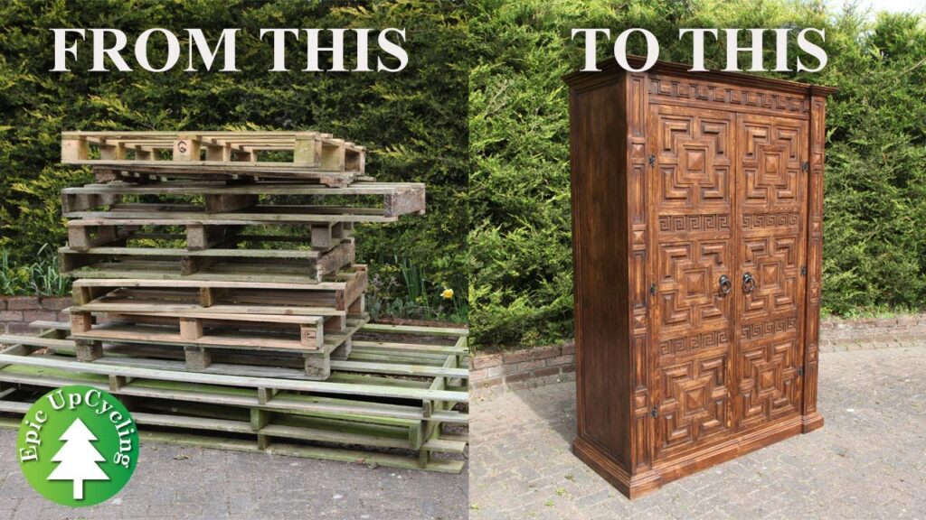 A Magical Wardrobe Inspired By Narnia. Made Out Of Pallets.