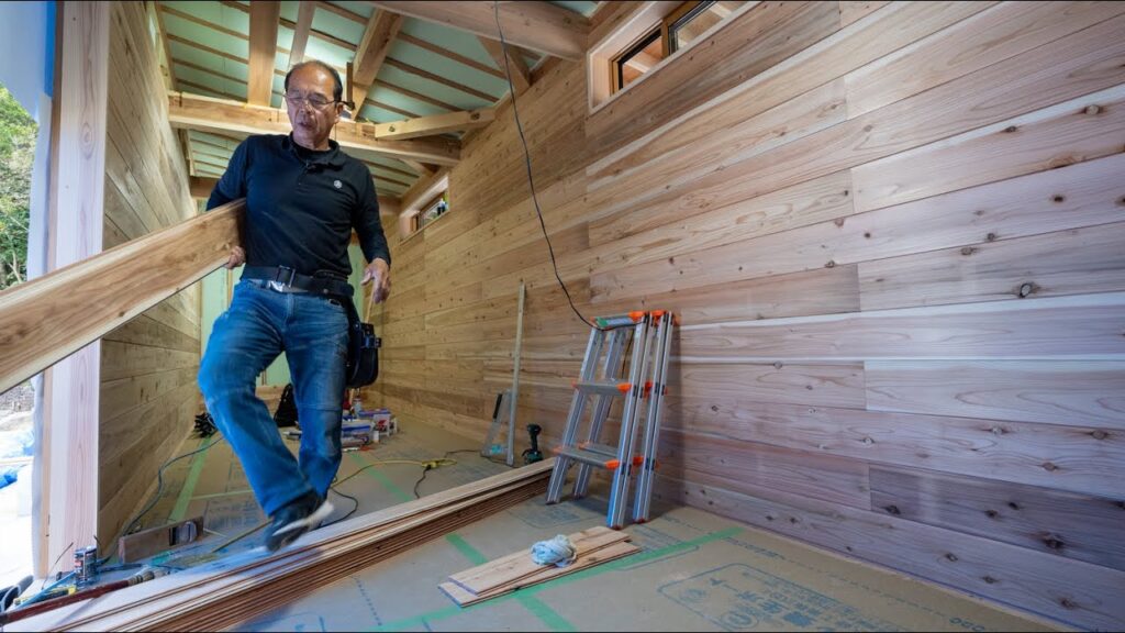 【全面木!】これだけ木を張った現場は初めて。こんな部屋が欲しい!!【大工仕事 後編】