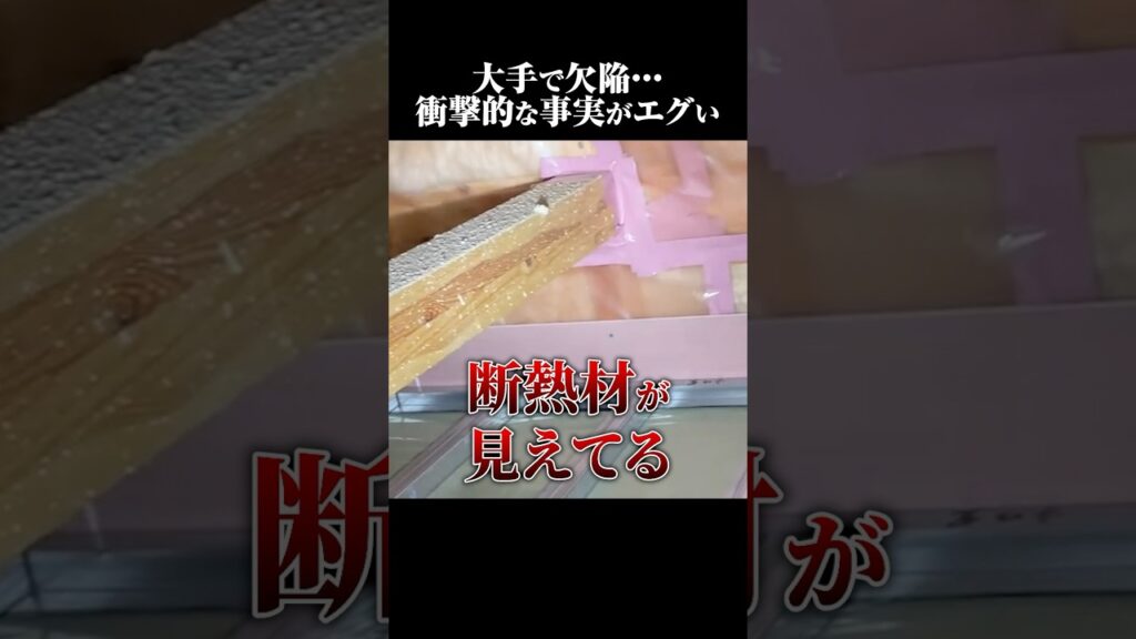 【大手ハウスメーカー】欠陥住宅で大修繕工事をした家／その衝撃の真相とは…丸裸の施主にインタビューin長野　 #shorts